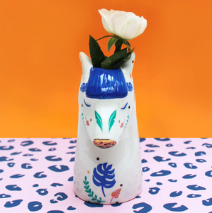 Colourful Zebra Vase