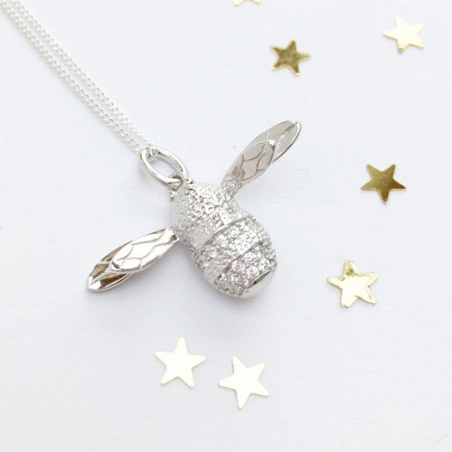 Sterling Silver Bumble Necklace