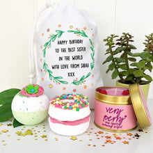 Sister Birthday Bath Set and Candle