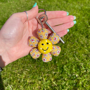 Funky Flower Keyring