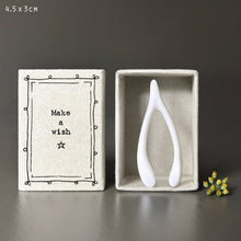 Matchbox Porcelain Wishbone