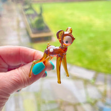 Hand Blown Glass Baby Deer