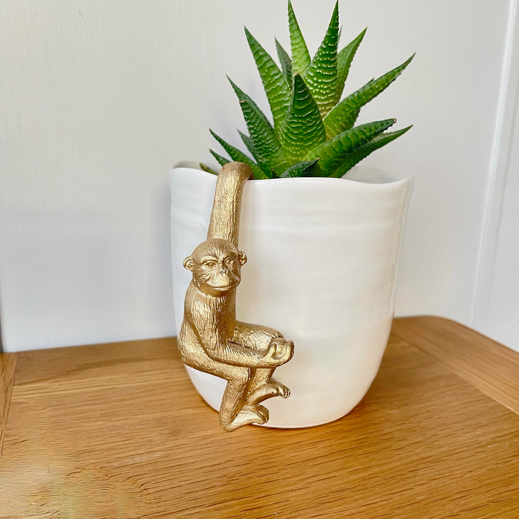 Golden Monkey Pot Hanger