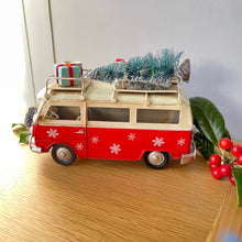 Christmas Red Camper Van Ornament
