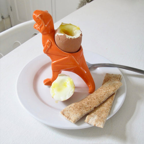 Orange Dinosaur Egg Cup