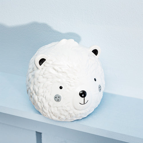 White Polar Bear Money Box