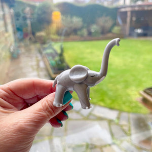 Hand Blown Glass Elephant