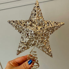 Gold Sparkle Star Tree Topper