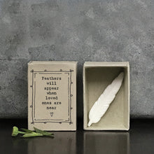 Letterbox Porcelain Feather Gift