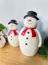 Christmas Ceramic Snowman Family