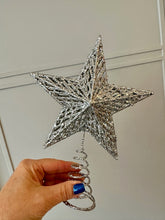 Silver Sparkle Star Tree Topper