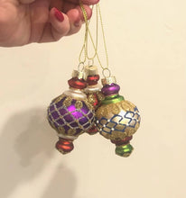 Glass Christmas Bauble Set