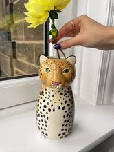 Ceramic Leopard Vase