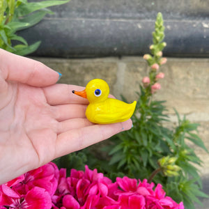 Hand Blown Glass Duck