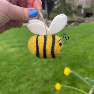 Little Felt Bumble Bee Decoration