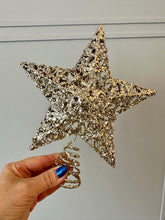 Gold Sparkle Star Tree Topper