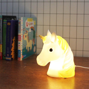 Personalised Children's Unicorn Night Light Usb