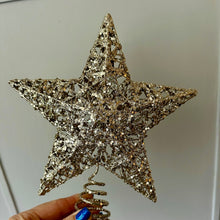 Gold Sparkle Star Tree Topper