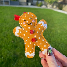 Christmas Fabric Gingerbread Man Hanging Decoration