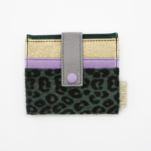 Animal Leopard Print Fold Over Purse