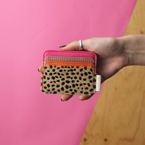 Animal Cheetah Print Card Holder