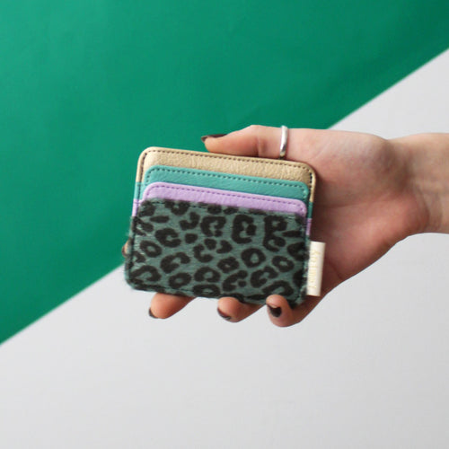 Animal Leopard Print Card Holder