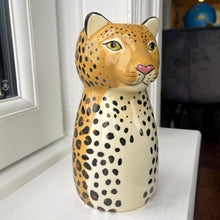 Ceramic Leopard Vase