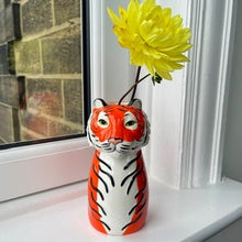Ceramic Tiger Shaped Vase