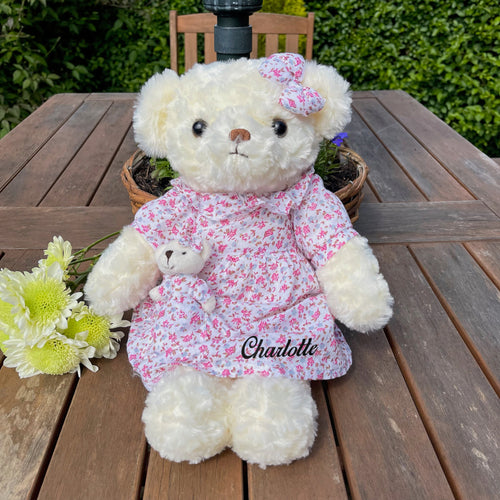 Personalised Bedtime Bear with Baby