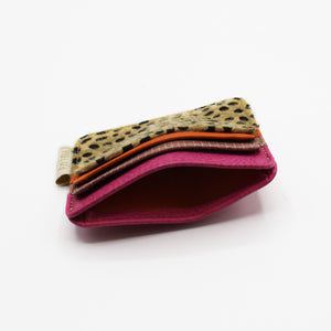 Animal Cheetah Print Card Holder