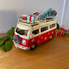 Christmas Red Camper Van Ornament