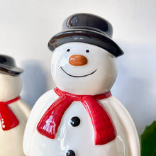 Christmas Ceramic Snowman Family
