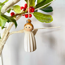 Ceramic Little White Angel Christmas Decoration