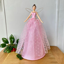 Pink Sparkle Fairy Tree Topper