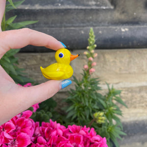 Hand Blown Glass Duck