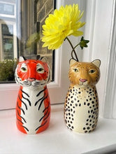 Ceramic Leopard Vase