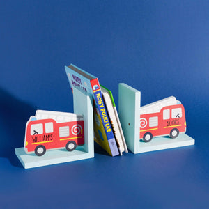 Personalised Colourful Children's Bookends