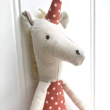 Personalised Toy Linen Unicorn