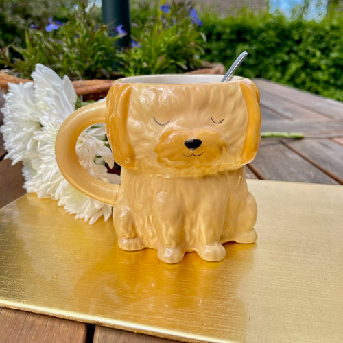 Ceramic Cockerpoo Shaped Mug