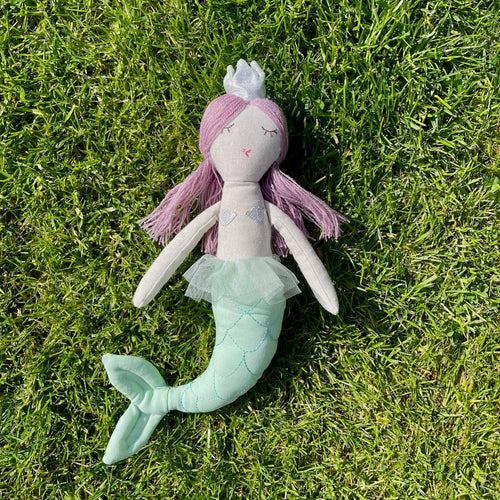 Mermaid With Purple Hair