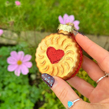 Christmas Glass Jam Biscuit Bauble