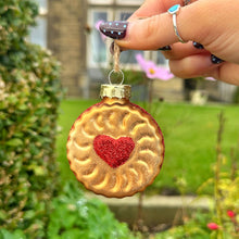 Christmas Glass Jam Biscuit Bauble