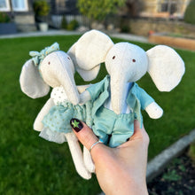 Little Personalised Elephant Toy In Jacket