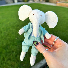 Little Personalised Elephant Toy In Jacket
