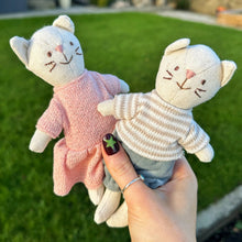 Little Linen Boy Cat In Velvet Trousers