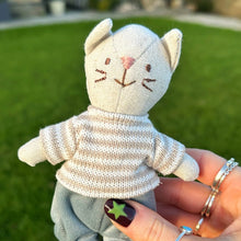 Little Linen Boy Cat In Velvet Trousers