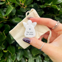 Tiny Marble Angel You Are So Loved Including Gift Pouch