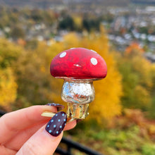 Christmas Clip On Mushroom Decoration Set of 3