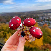 Christmas Clip On Mushroom Decoration Set of 3