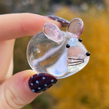 Handblown Glass Little Mouse